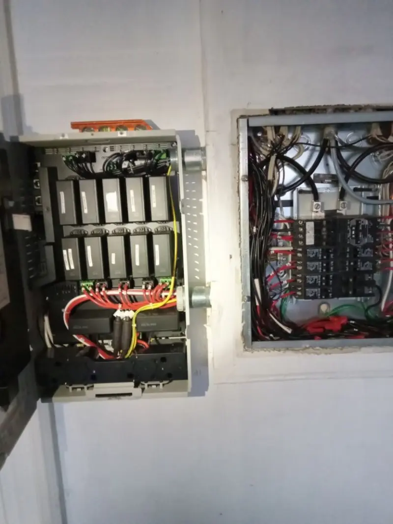 Electrical panel upgrade completed for Ring Doorbell Installation in Colebrookdale